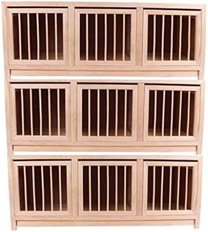 Large Wooden Pigeon Nest Box with Cage