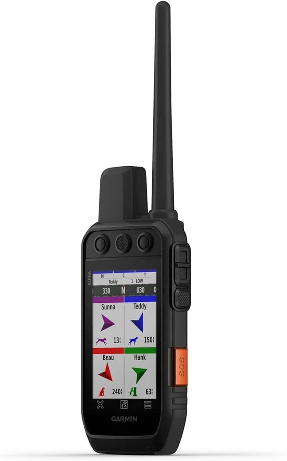 Garmin Alpha 300i Handheld Advanced Dogs Tracking & Training System with inReach Technology Bundle with 2X Garmin Dog Collar Alpha TT25 Tracker & Training Collar with GPS Charger and More Accessories