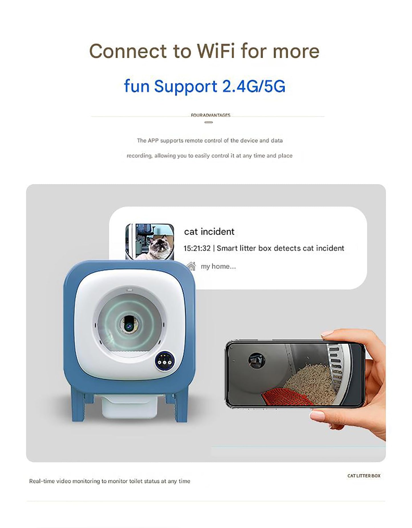Smart Auto Cat Litter Box