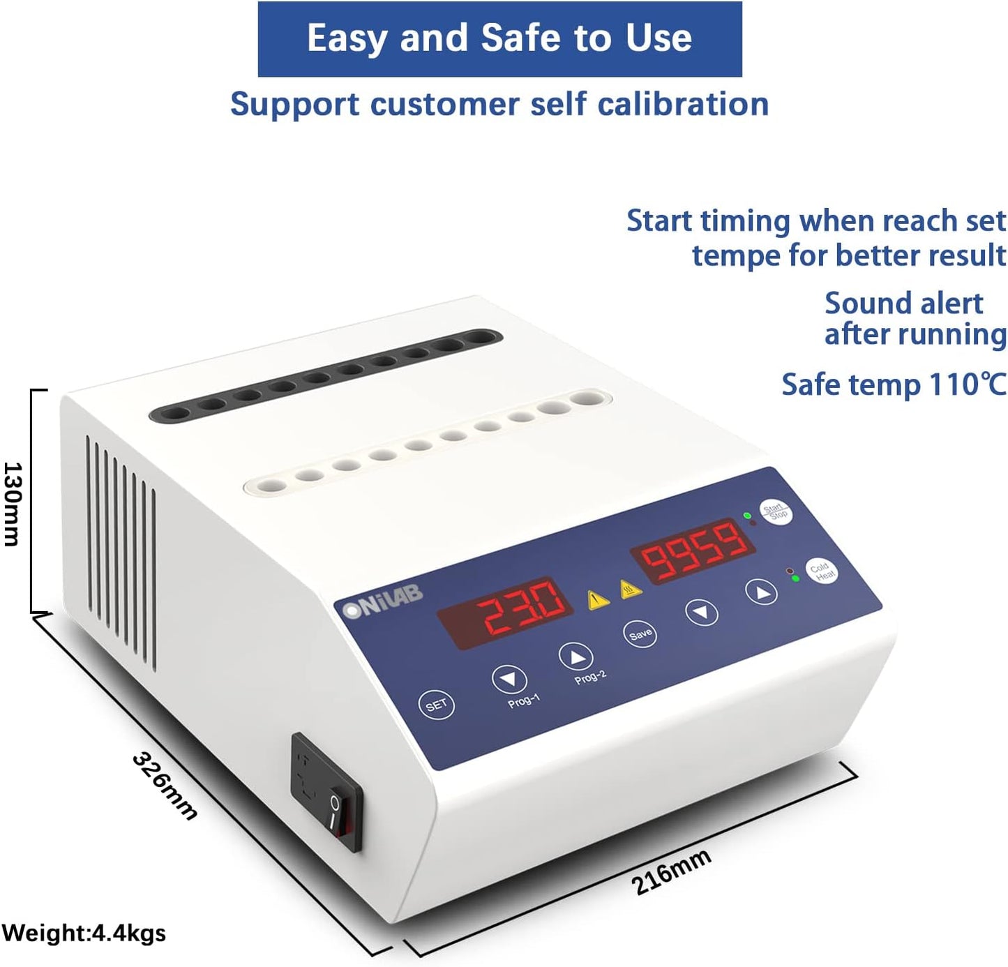 ONiLAB Gel Heater with Timer & Cooling