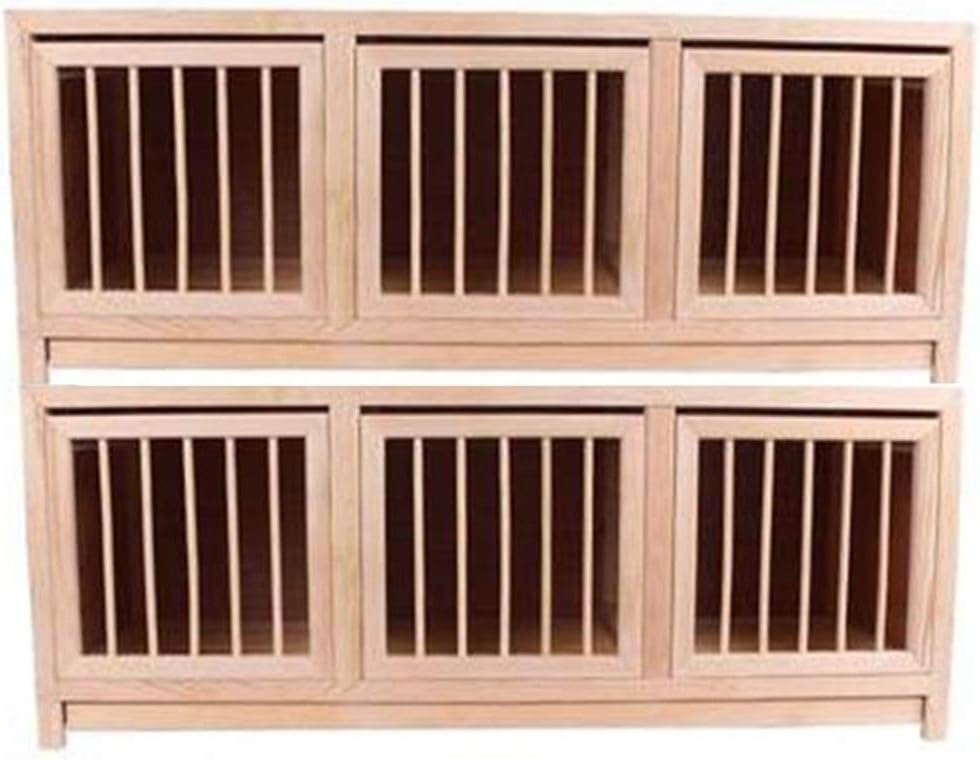 Large Wooden Pigeon Nest Box with Cage
