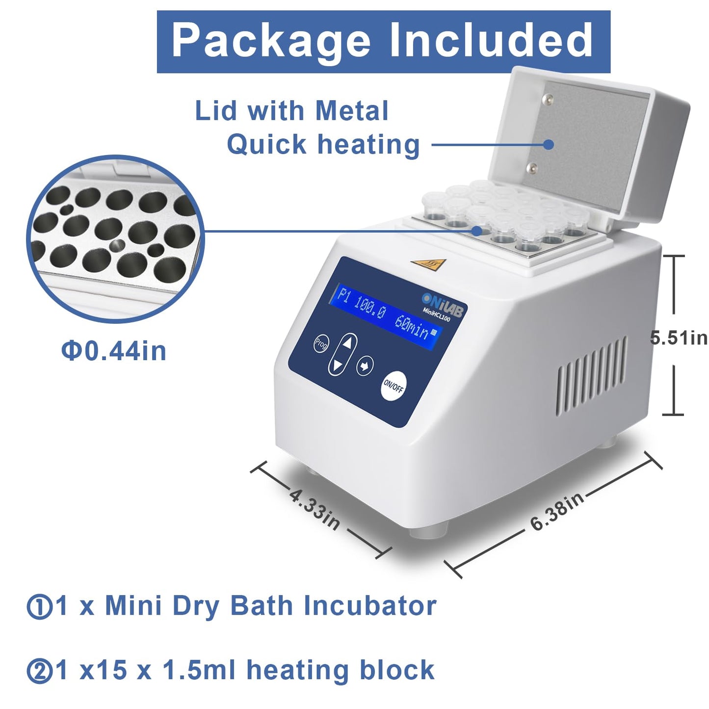 ONiLAB Mini Dry Incubator
