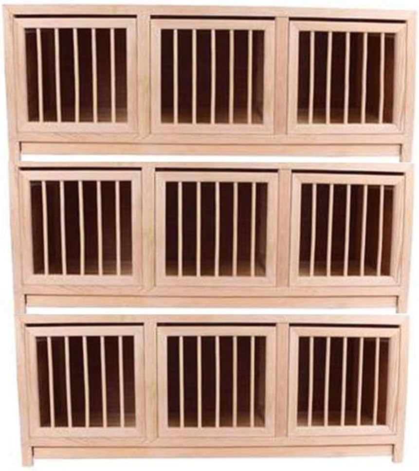 Large Wooden Pigeon Nest Box with Cage