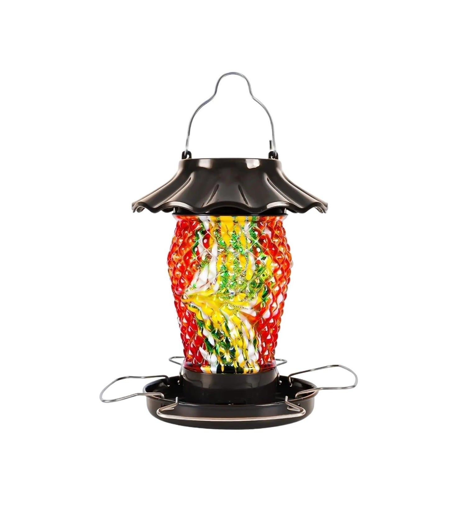 Solar Glass Bird Feeder (Style 2)