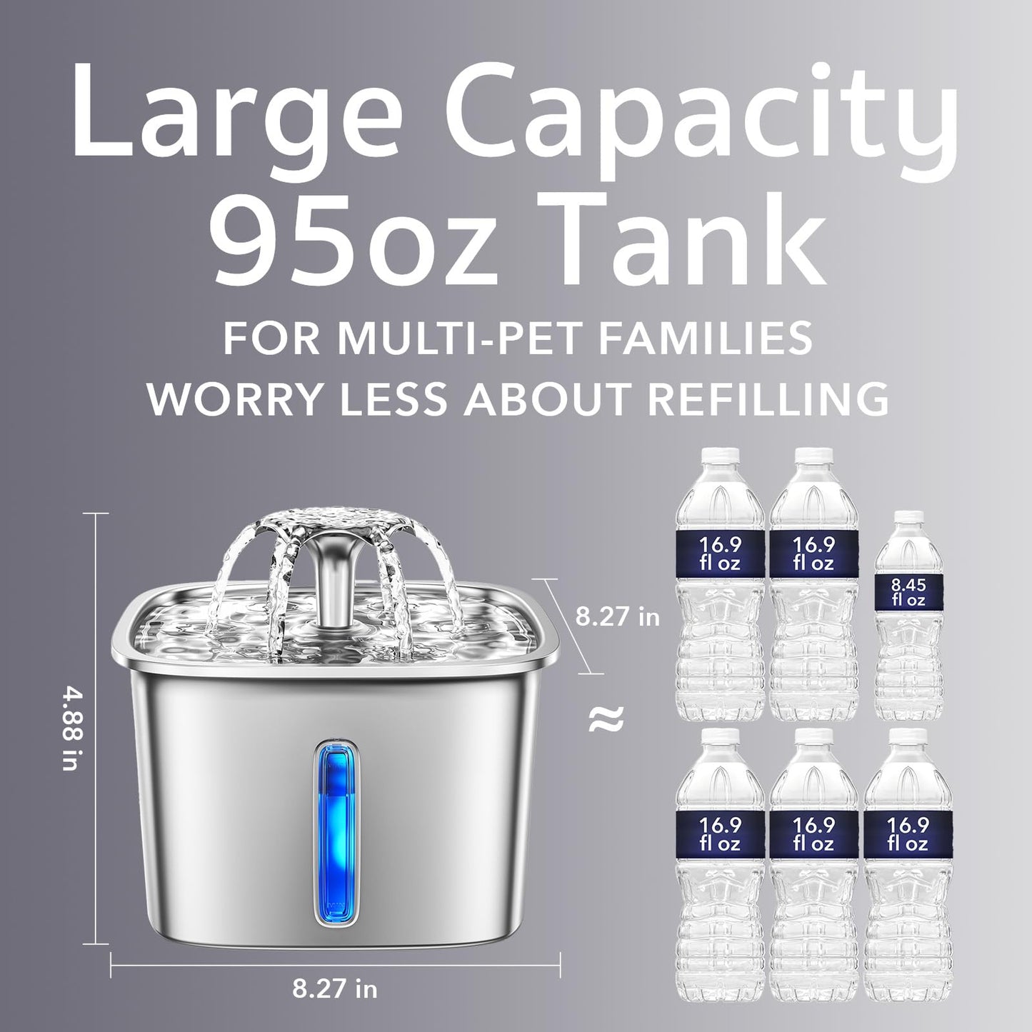\ SVeken 95oz Pet Water Fountain