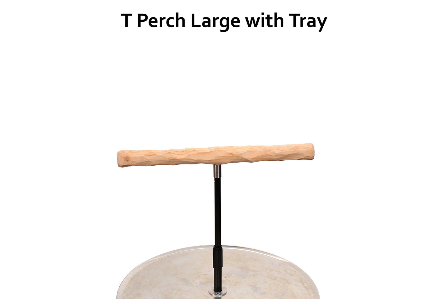 XL Parrot Training Perch with Potty Tray