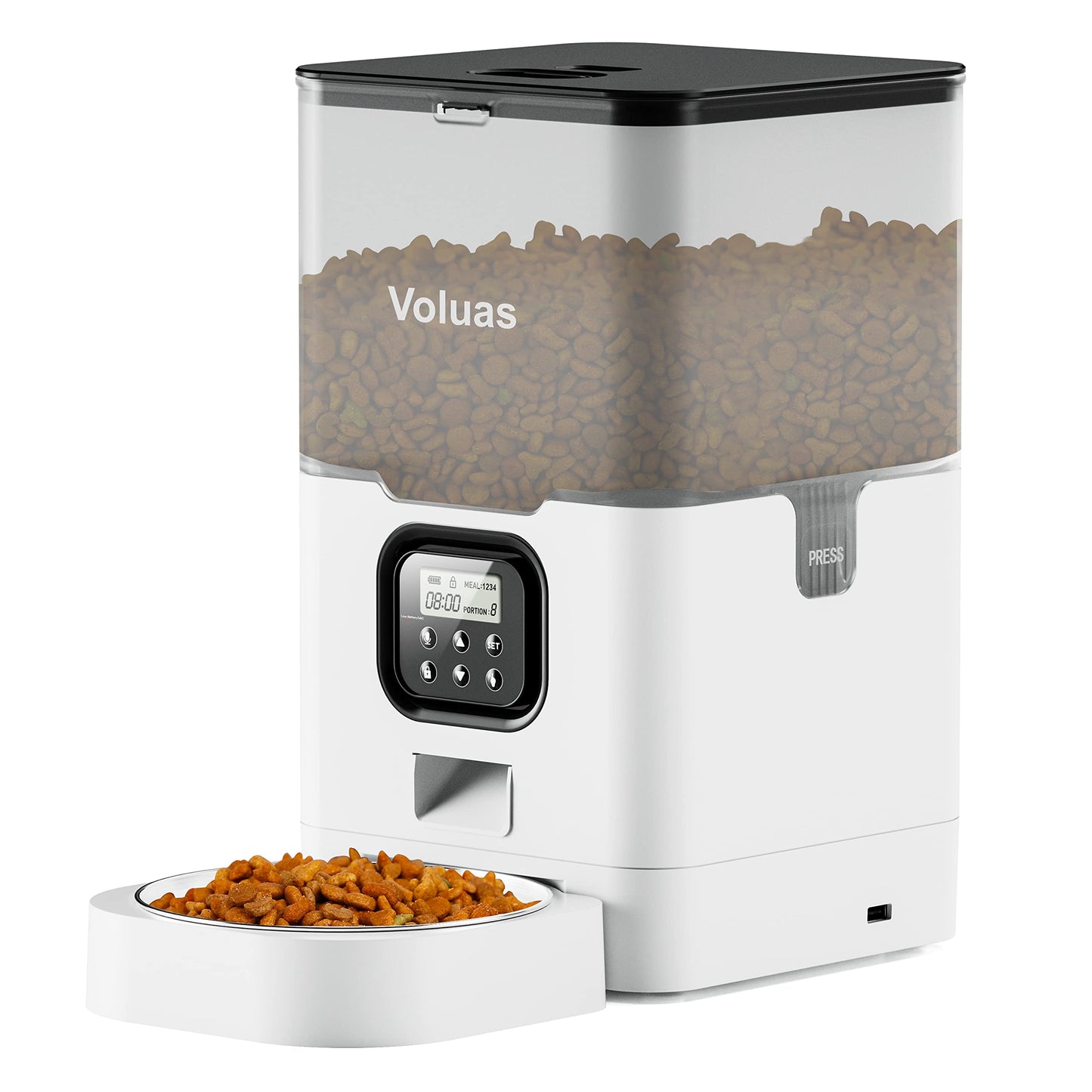 Auto Cat & Dog Feeder with Timer & Voice