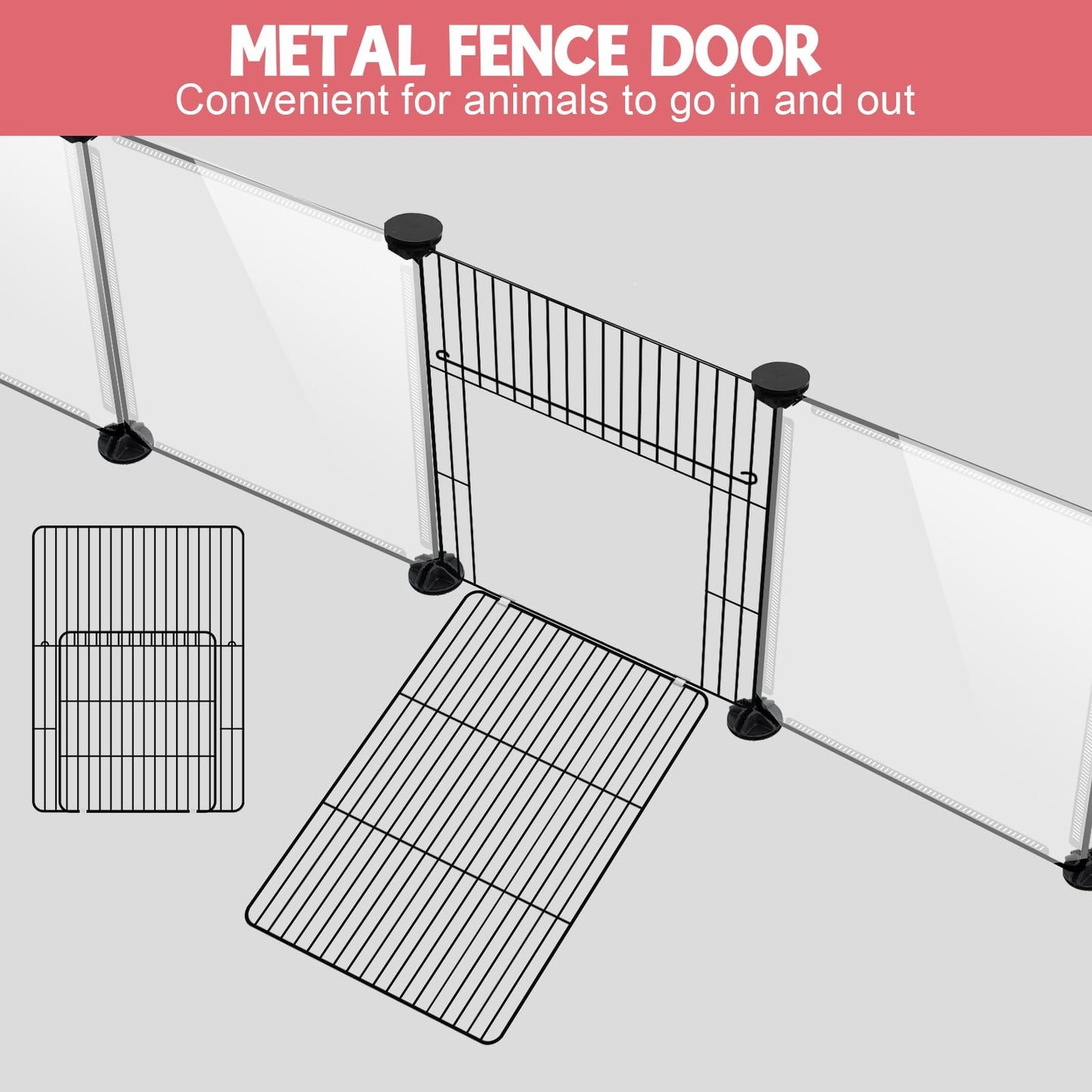 41-Panel Pet Playpen Cage