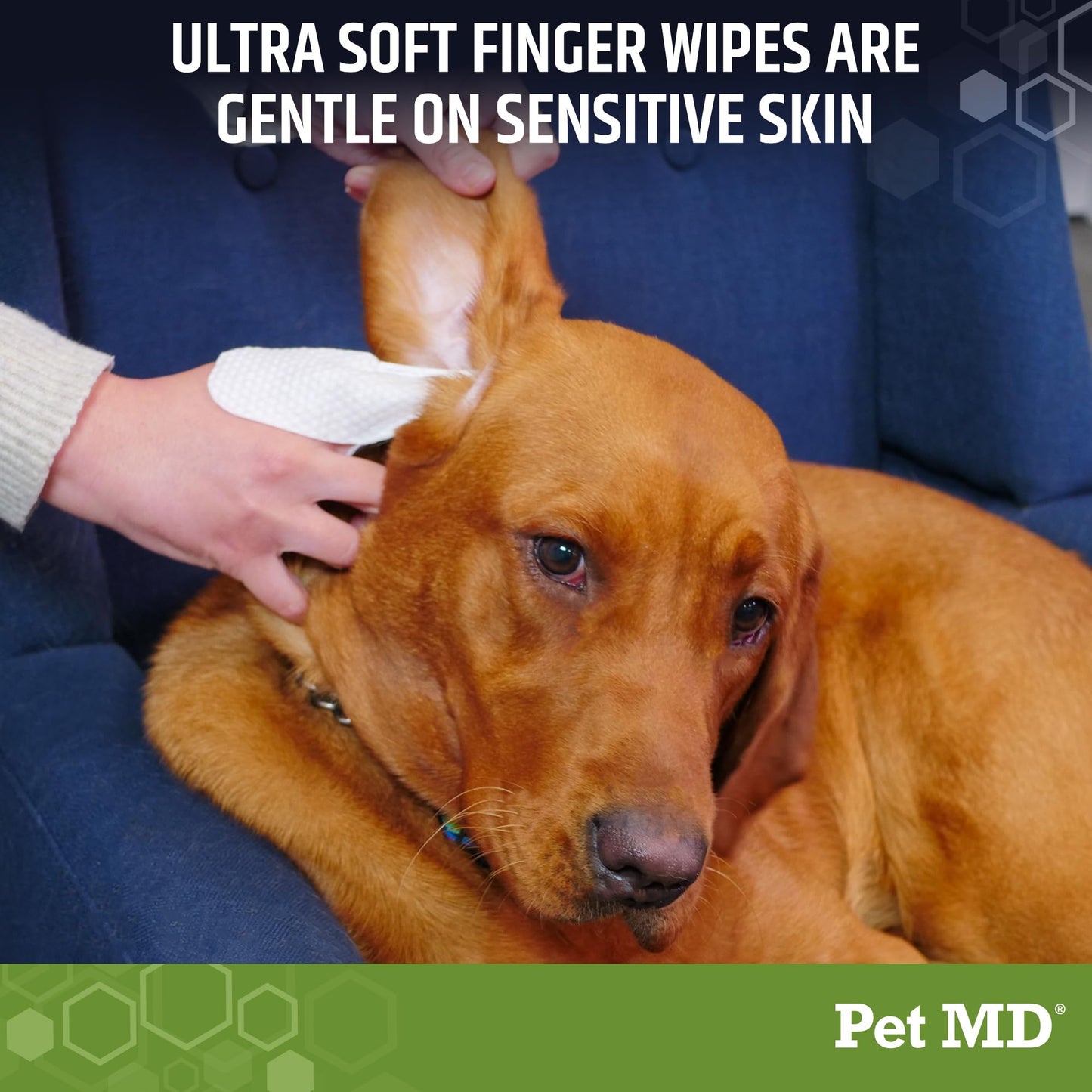 Pet MD Dog Ear Wipes - 100 Count