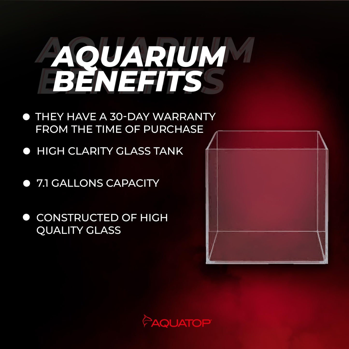 Aquatop 11.3 Gal Aquarium