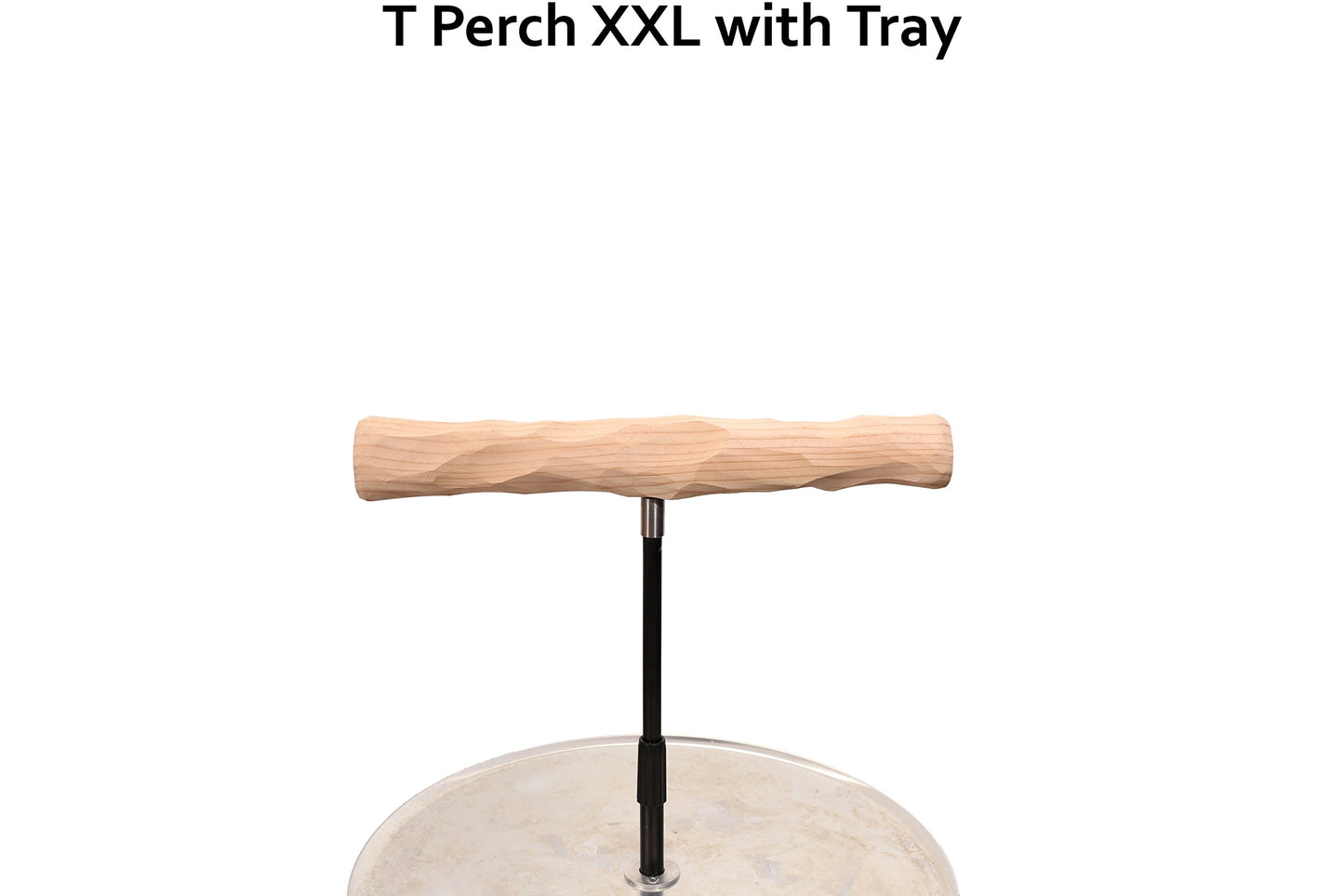 XL Parrot Training Perch with Potty Tray