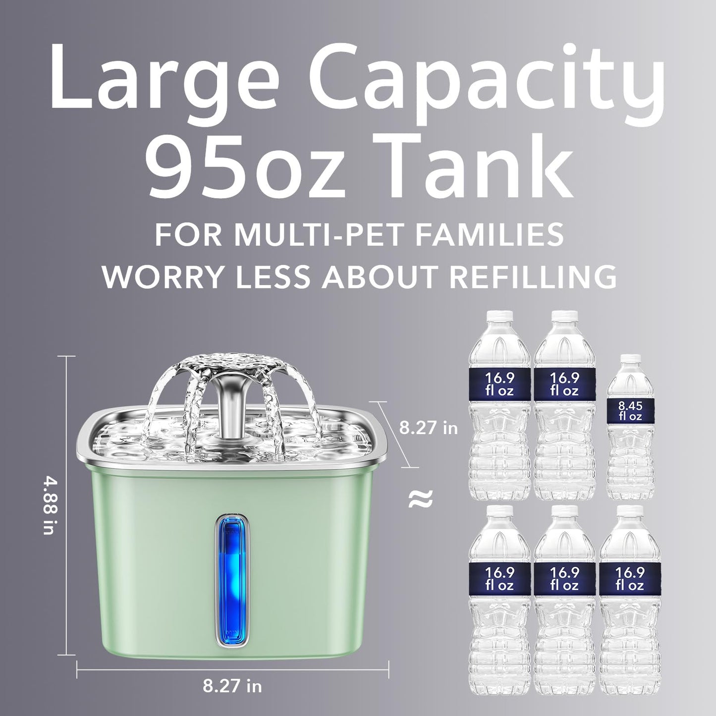 \ SVeken 95oz Pet Water Fountain