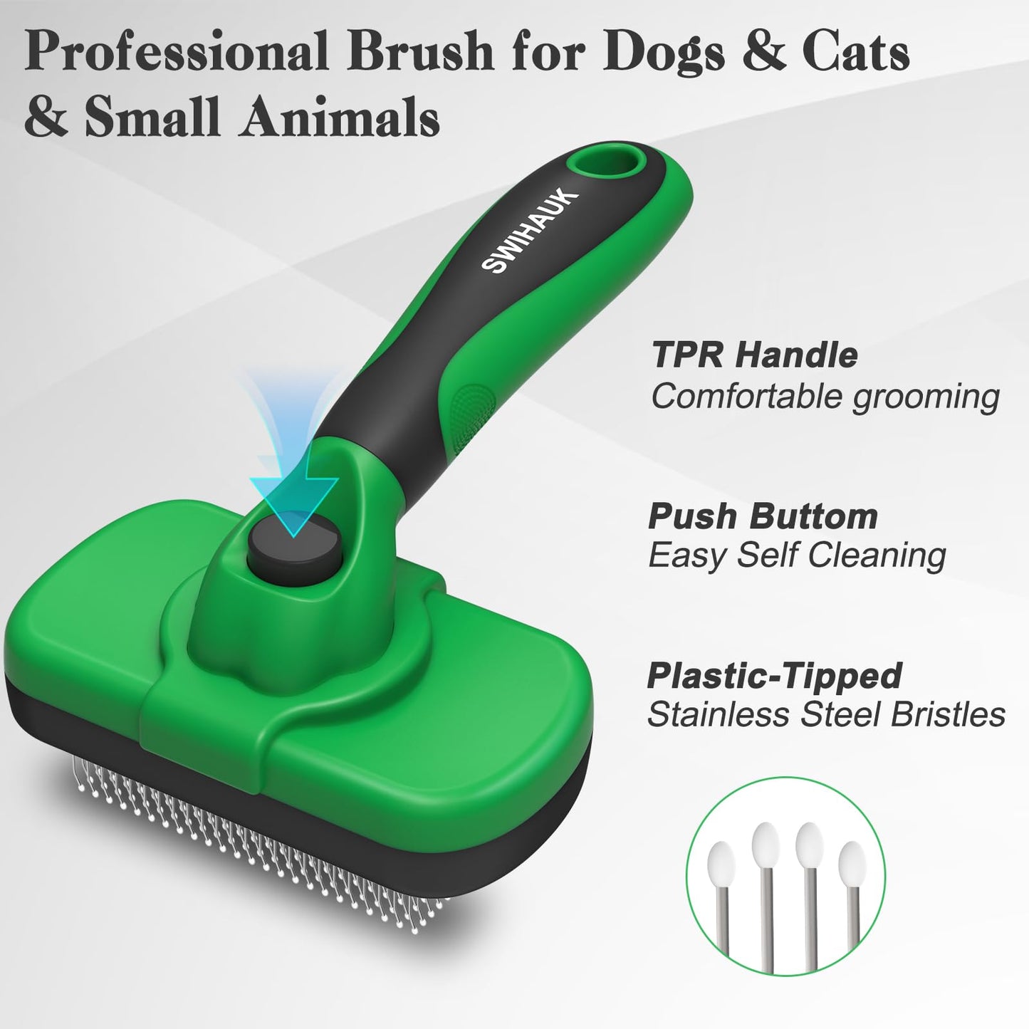 Swihauk Pet Slicker Brush – Blue