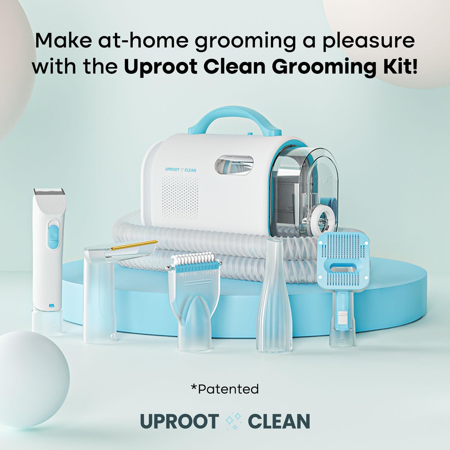 Uproot 7-in-1 Pet Grooming Vacuum Kit