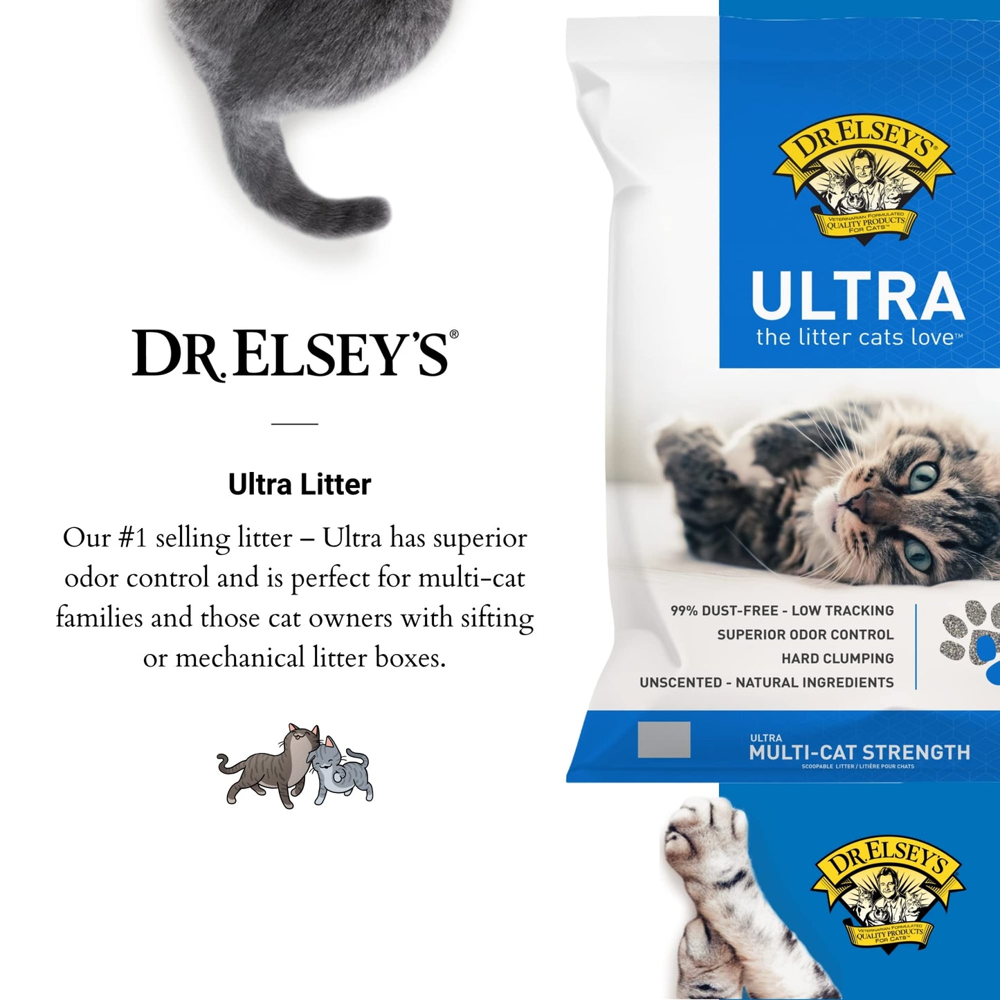 Dr. Elsey's Unscented Cat Litter 40 lb