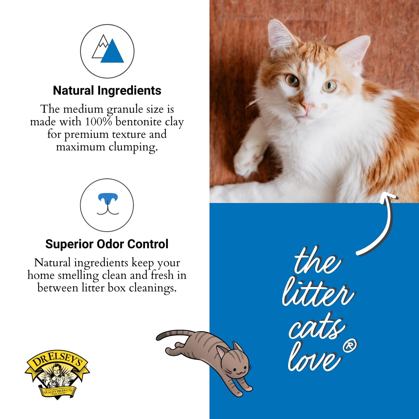 Dr. Elsey's Unscented Cat Litter 40 lb