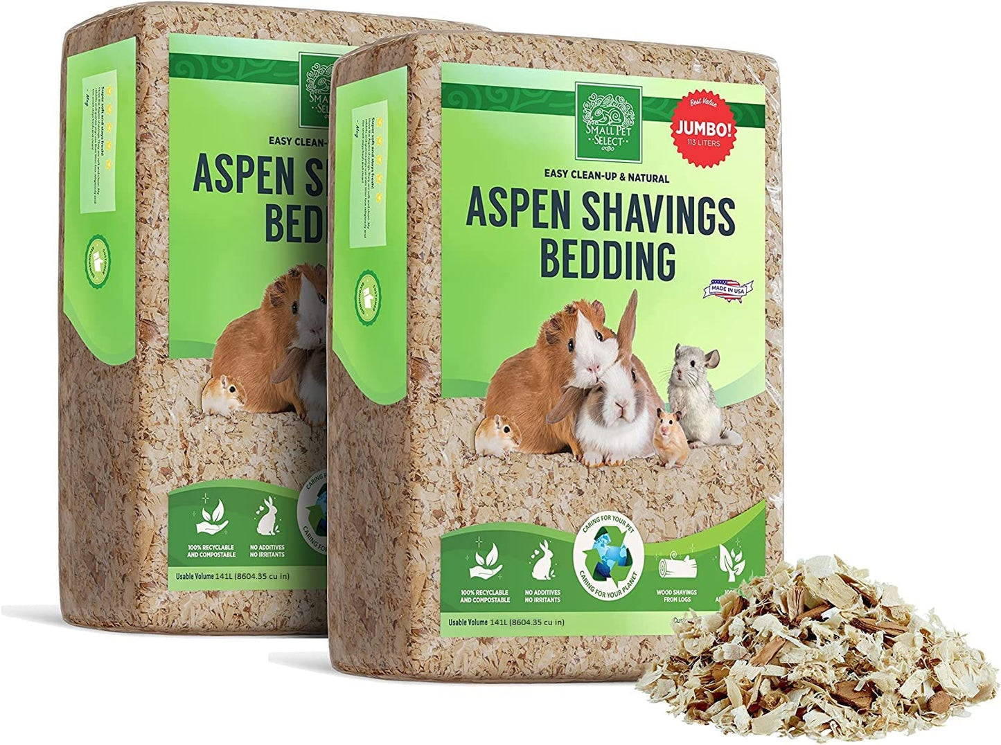 Aspen Pet Bedding Jumbo 141L