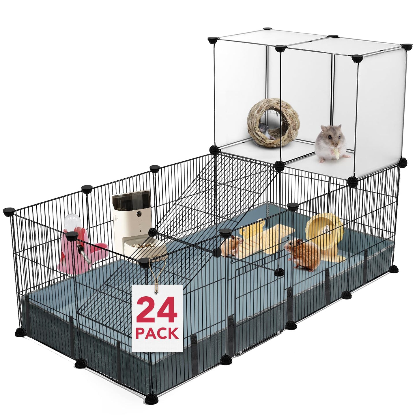 41-Panel Pet Playpen Cage