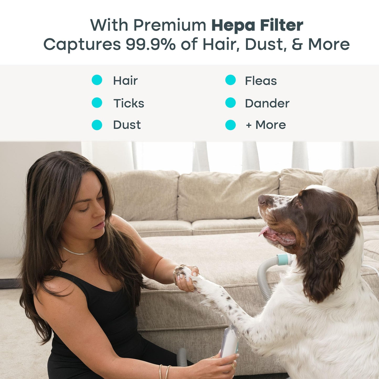 Uproot 7-in-1 Pet Grooming Vacuum Kit