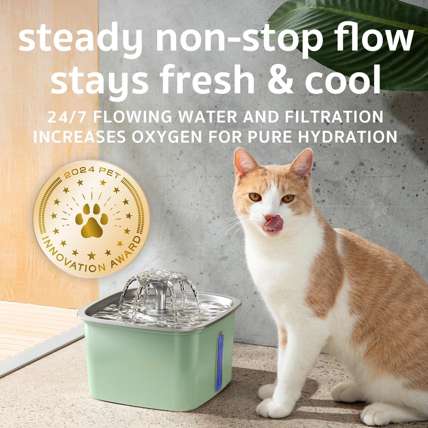 \ SVeken 95oz Pet Water Fountain
