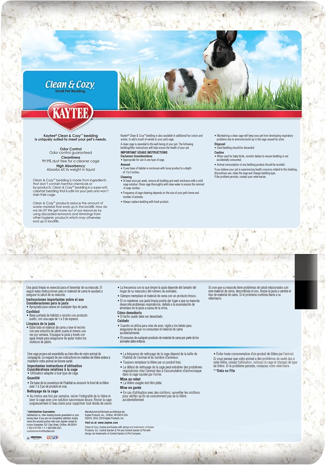 Kaytee Small Animal Bedding, 2-Pack