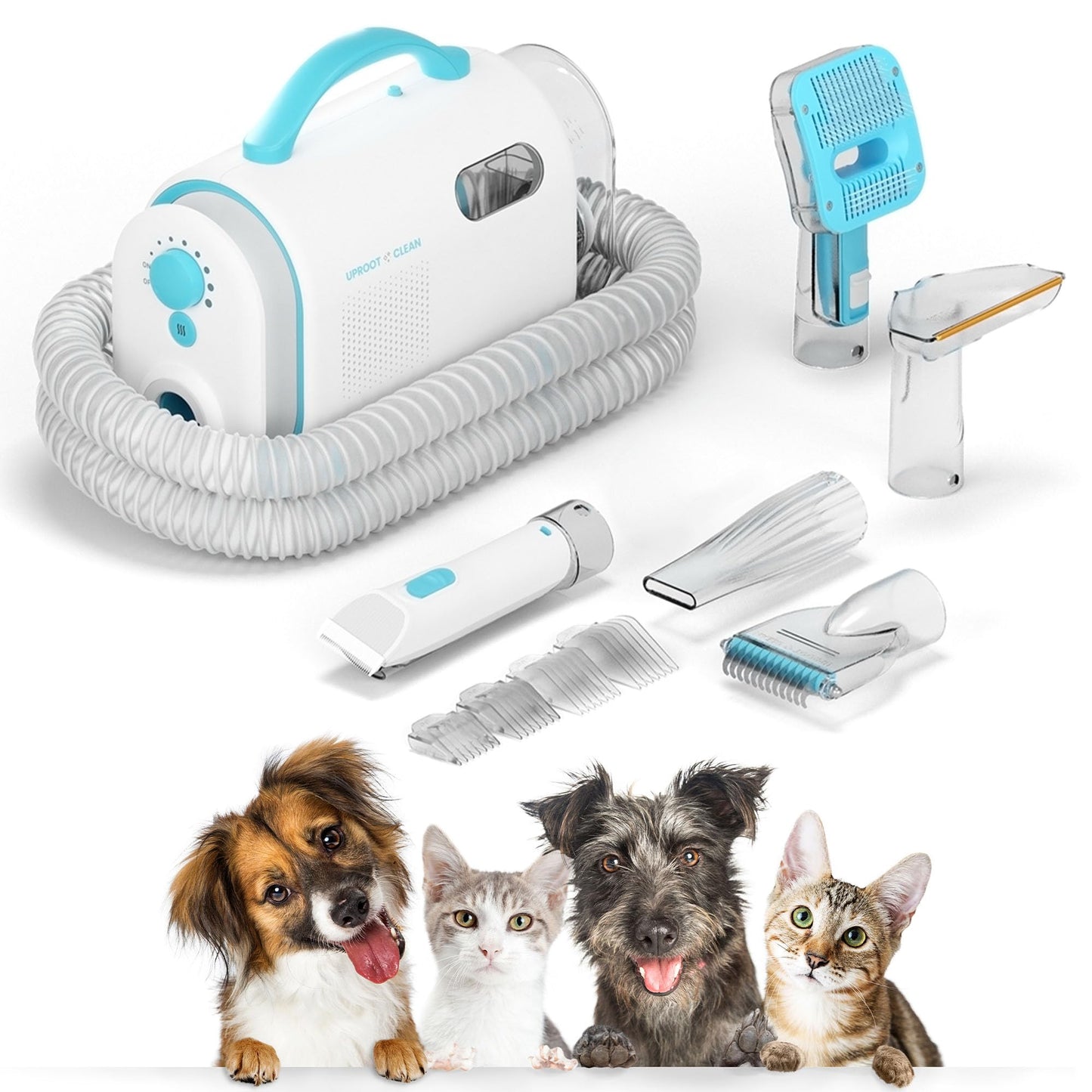 Uproot 7-in-1 Pet Grooming Vacuum Kit