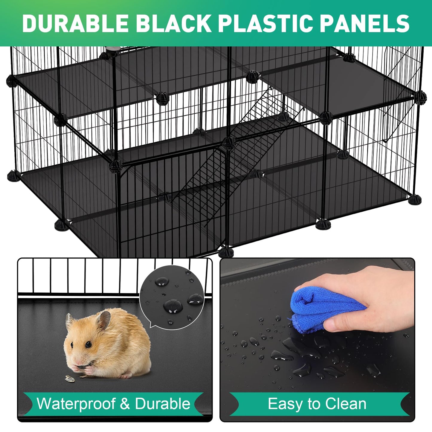 41-Panel Pet Playpen Cage
