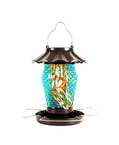 Solar Glass Bird Feeder (Style 2)