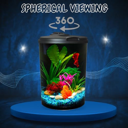 AquaView 360 6-Gal Fish Tank Kit