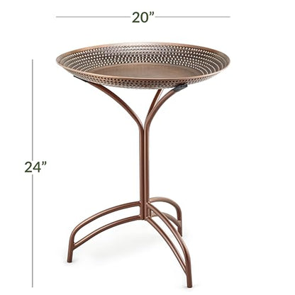 Good Directions Bronze Pedestal Bird Bath