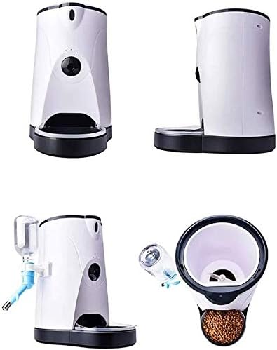 4L Automatic Pet Feeder Food/Water Dispenser for Cat Dog with Voice Interaction Intelligent Monitoring Automatic Pet Feeding Machine Cat Puppy Dog Timed Feeding Device Pet Cat Supplies