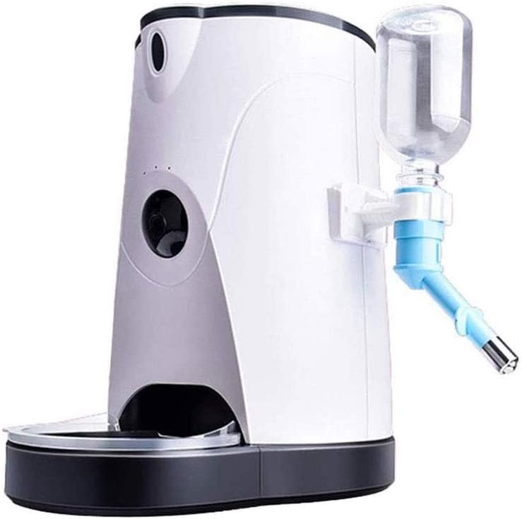 4L Automatic Pet Feeder Food/Water Dispenser for Cat Dog with Voice Interaction Intelligent Monitoring Automatic Pet Feeding Machine Cat Puppy Dog Timed Feeding Device Pet Cat Supplies