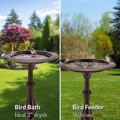Bronze Buddha Bird Bath