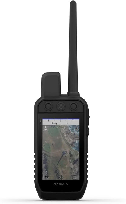 Garmin Alpha 300 Handheld Advanced Tracking and Training GPS Device for Hunting Dog, Track and Train Up to 20 Dogs Vivid 3.5" Touch Screen Display Bundle with Charger and More Accessories