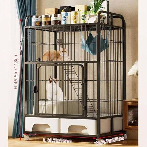 Wire Cage with Wheels & Shelf