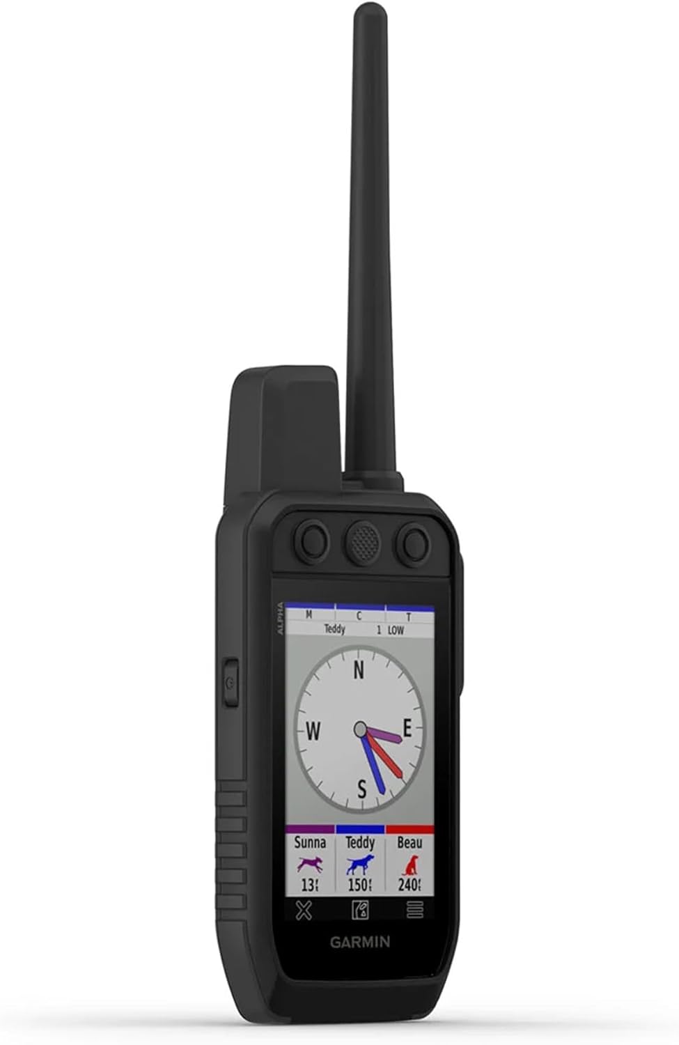Garmin Alpha 300 Handheld Advanced Tracking and Training GPS Device for Hunting Dog, Track and Train Up to 20 Dogs Vivid 3.5" Touch Screen Display Bundle with Charger and More Accessories