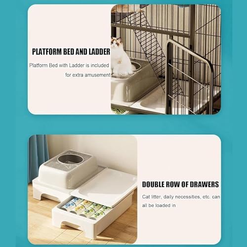 Wire Cage with Wheels & Shelf