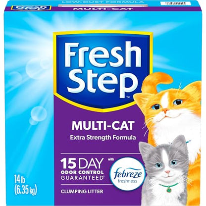 Fresh Step Multi-Cat Litter 14 lb