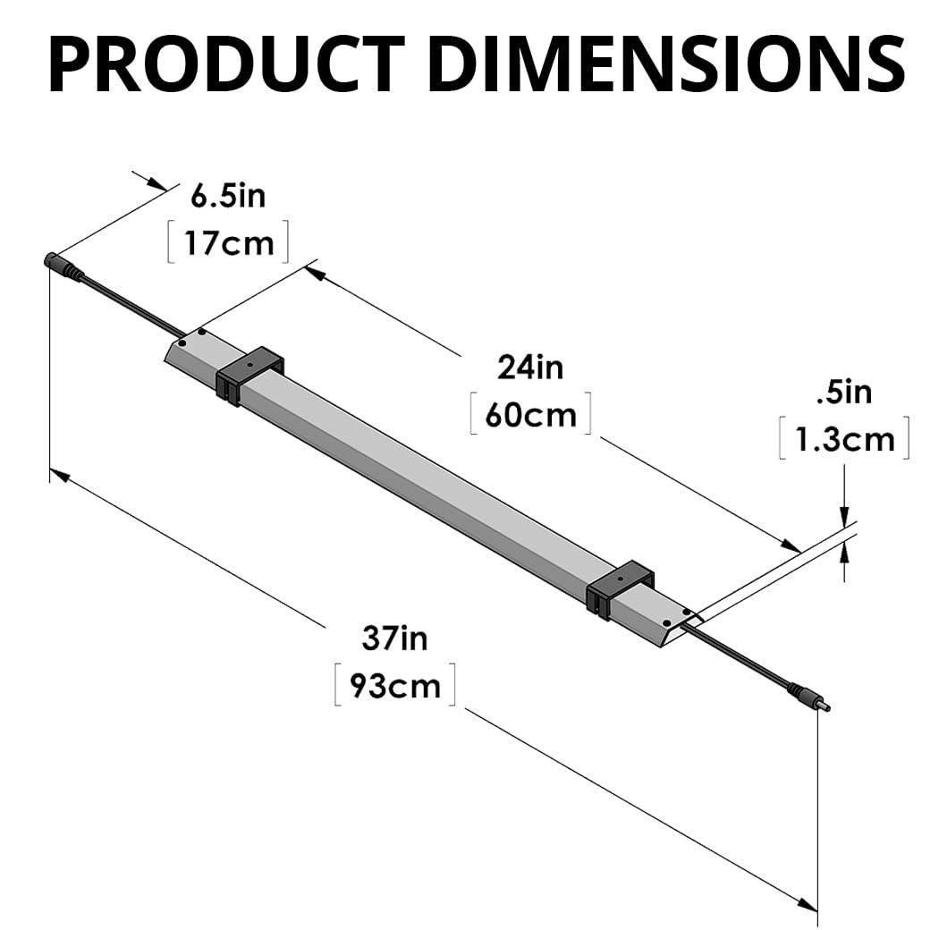 HappyBird 24" LED Light Bar 12-Pack