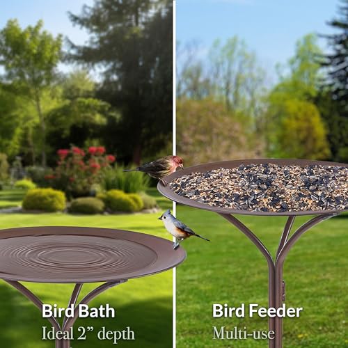 Good Directions Bronze Pedestal Bird Bath