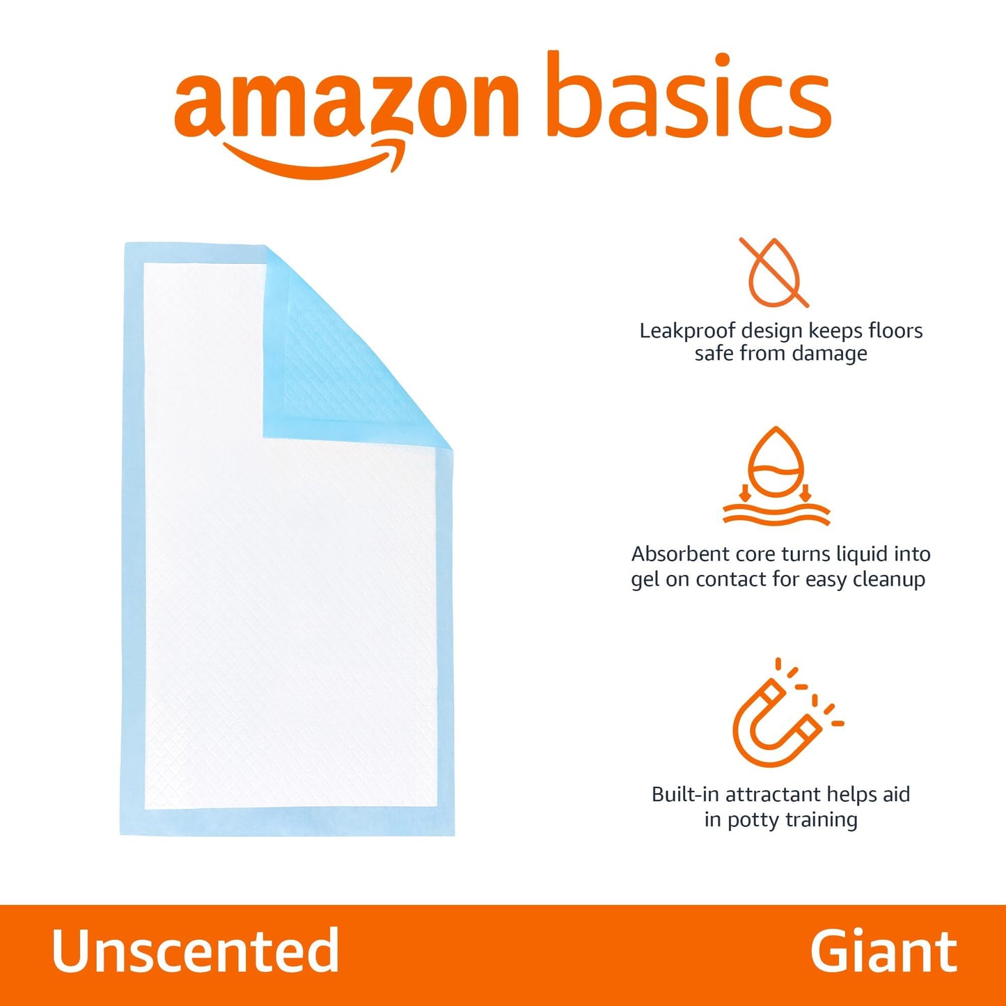 Puppy Pee Pads 100-Pack, 22"x22"