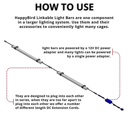 HappyBird 24" LED Light Bar 12-Pack