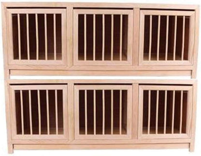 Large Wooden Pigeon Nest Box with Cage