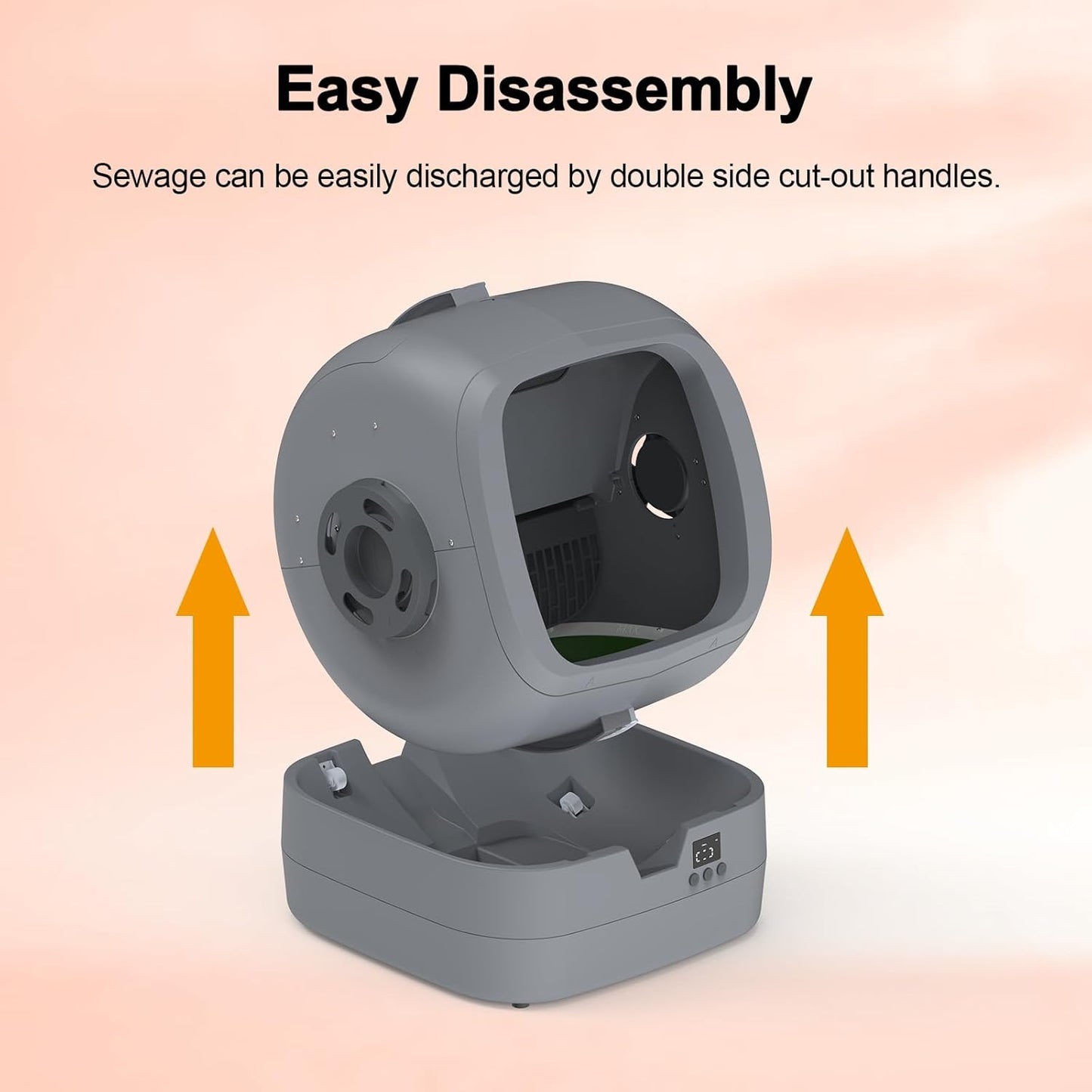 Smart 86L Self-Cleaning Cat Litter Box