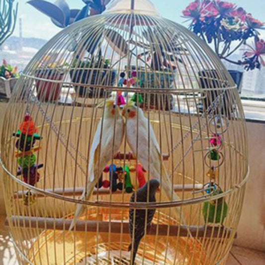 Vintage Gold Bird Cage Decor