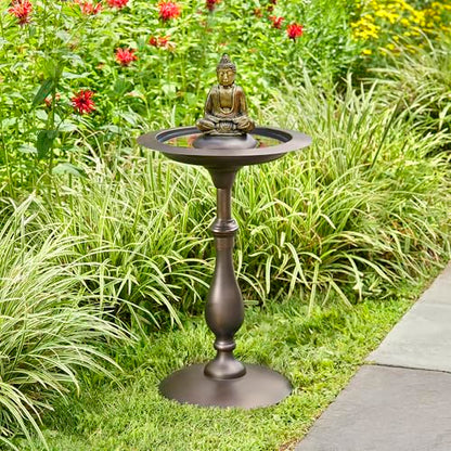 Bronze Buddha Bird Bath