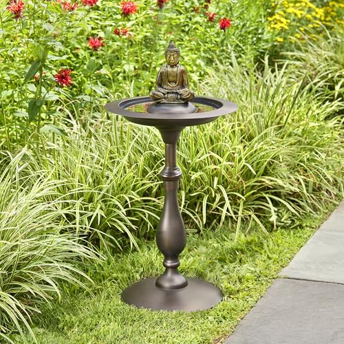 Bronze Buddha Bird Bath