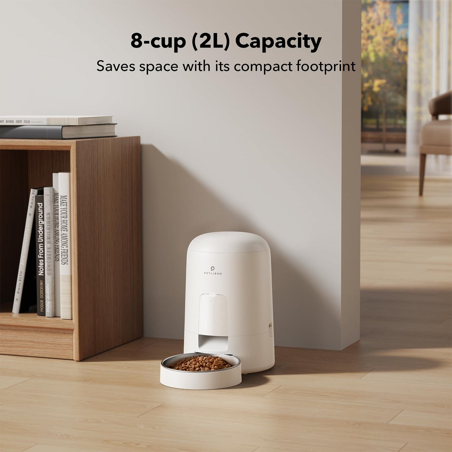 PETLIBRO 2L Wi-Fi Cat Feeder – Black