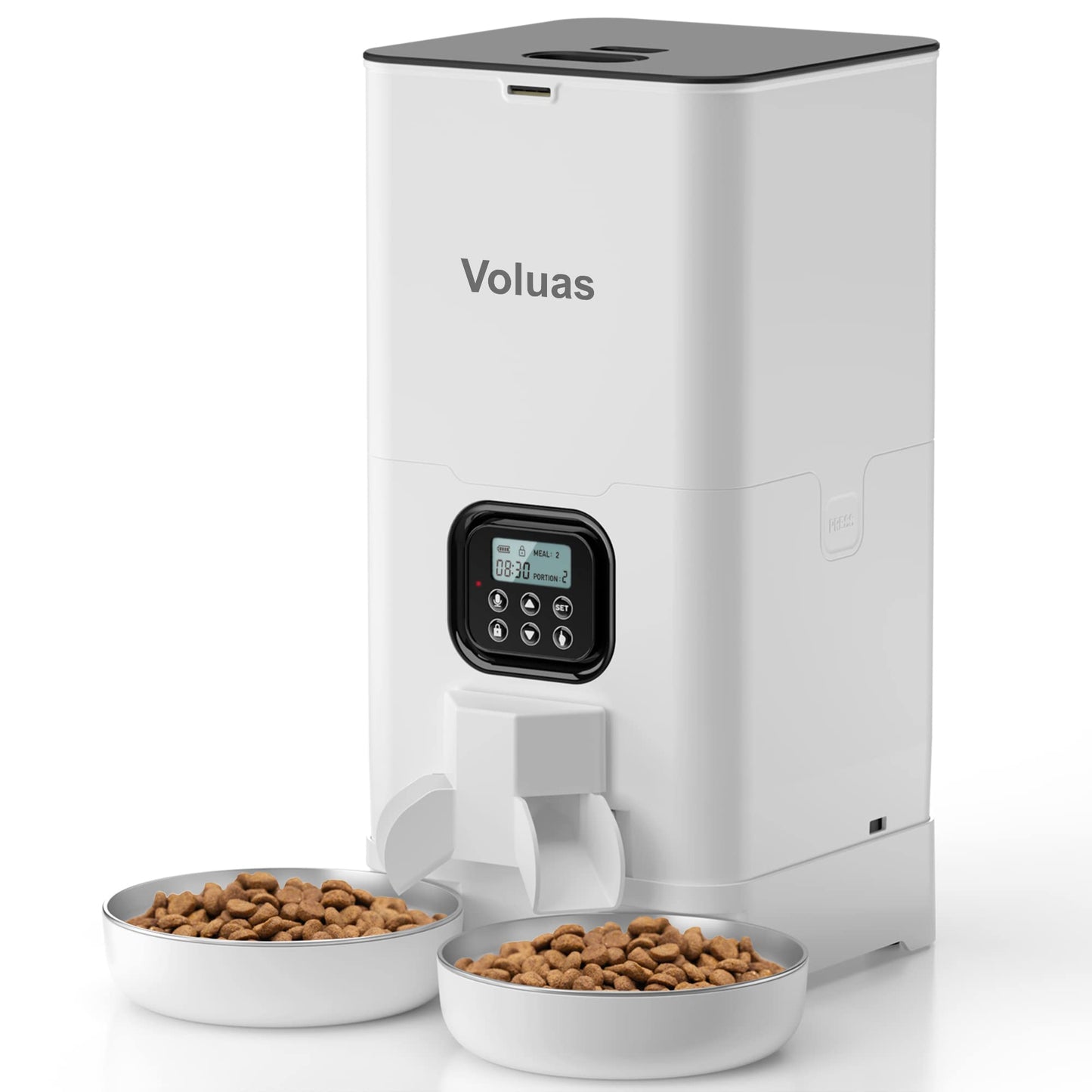 Voluas Dual Cat Feeder 6L Timer Bowls