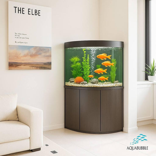 Aquabubble Corner Fish Tank 12.5 Gal